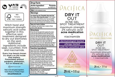 Dry It Out Acne Spot Treatment Label (Dry It Out Acne Spot Treatment)